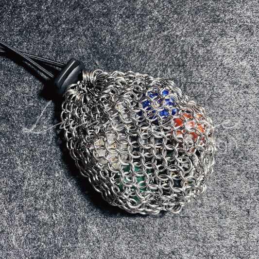 Dice Bag - Small, Stainless Steel