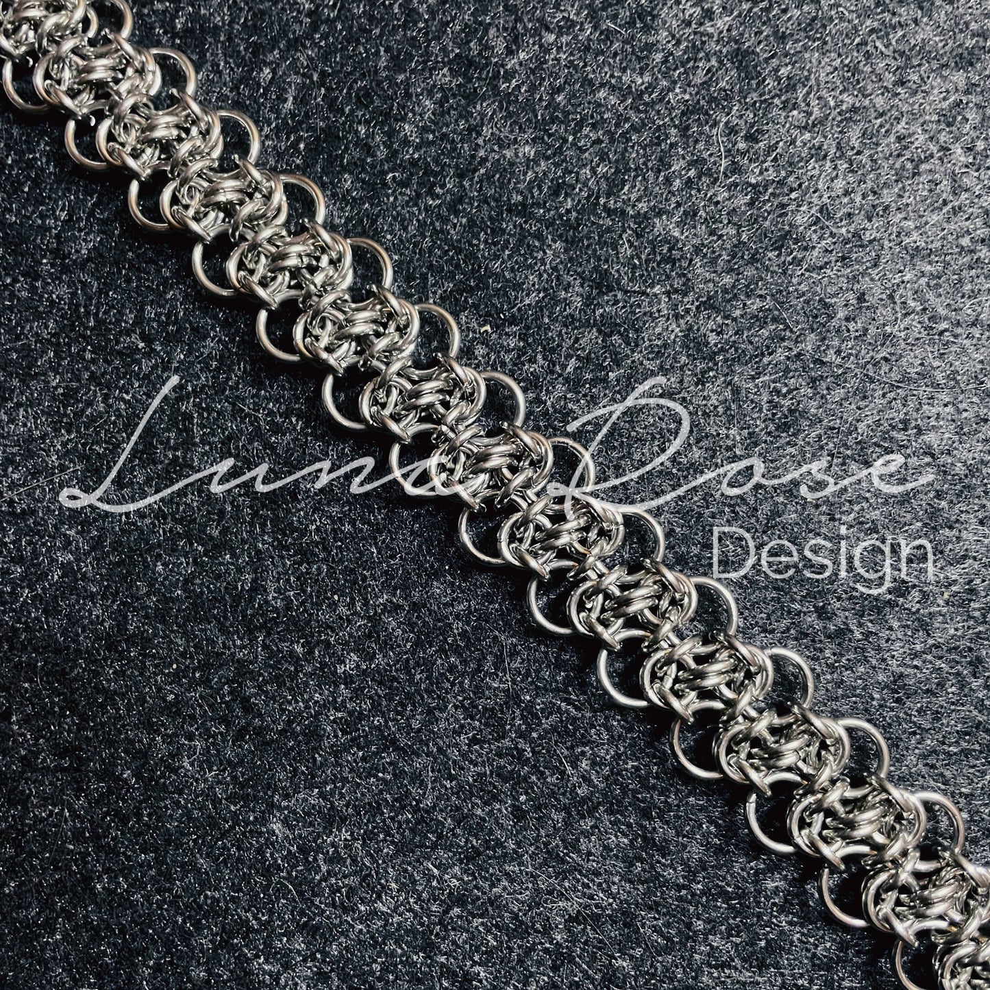 Byzantine Bias Stainless Steel Choker