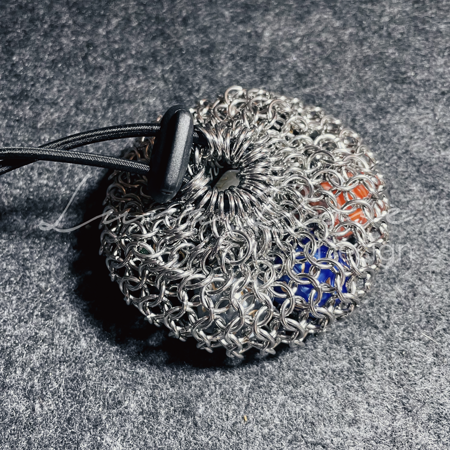 Dice Bag - Small, Stainless Steel