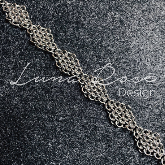 European Diamonds Stainless Steel Bracelet