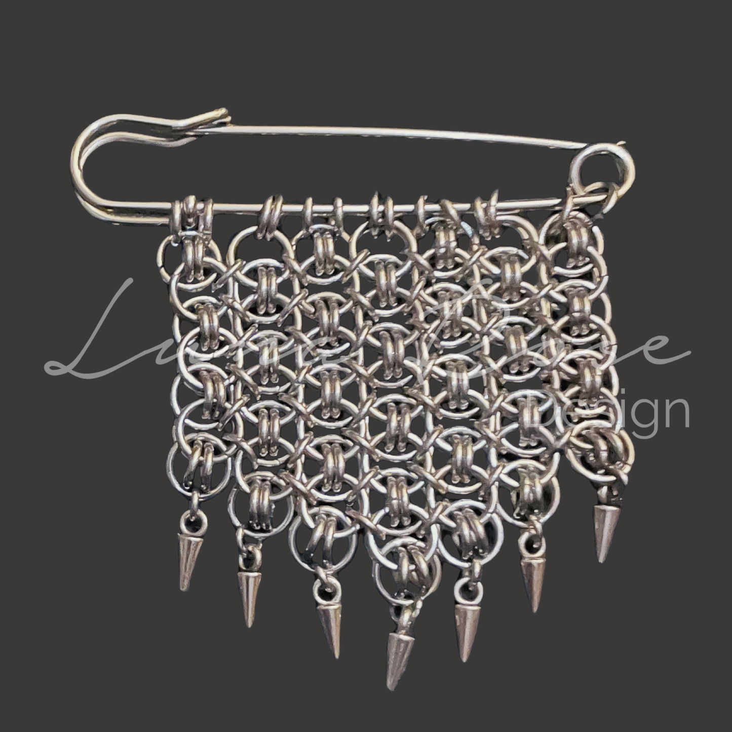 Helm Band Stainless Steel Brooch